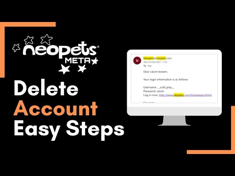 Neopets Remove Account