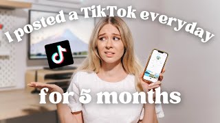 I Posted a TikTok Everyday for 5 Months and Nothing Happened, here's what I did wrong