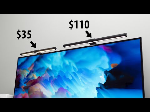 $35 vs. $110 Monitor Light Bar | Must Have Computer Desk Accessories