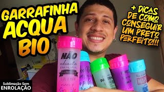 APRENDA PERSONALIZAR GARRAFINHA ACQUA BIO!