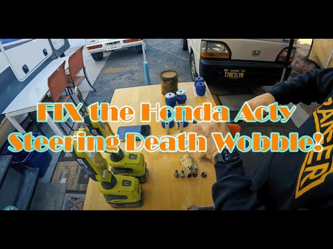 Honda Acty Torsion Bar Bushing Replacement Steering Death Wobble | TNCG Episode 29