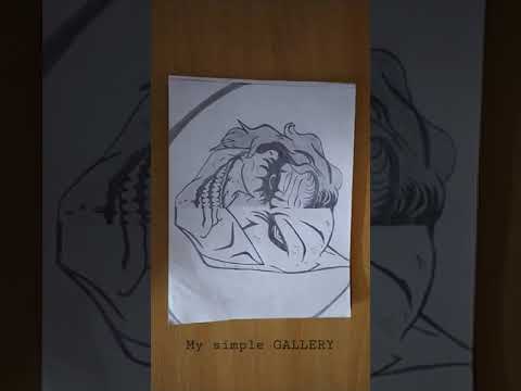 Joker 🃏🃏vs Batman drawing|pencil shading|my simple GALLERY...#joker#batman#shorts