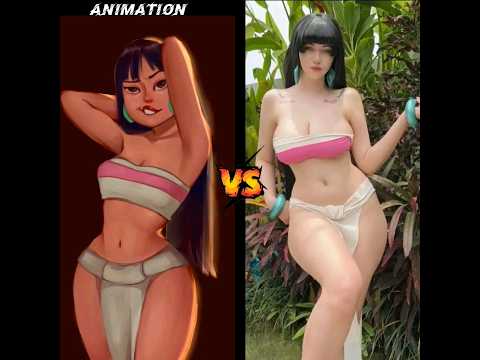 Who is better ? Real vs Animation  #shorts #animememes #hentai