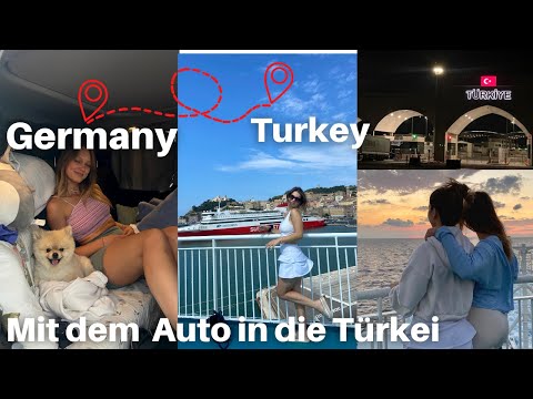 Autofahrt in die Türkei I Venedig, Fähre, Griechenland, Türkçe altyazili