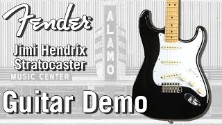 Video thumbnail for Fender Jimi Hendrix Stratocaster Demo by Alamo Music Center