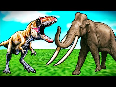 Animal revolt battle simulator T-rex  Vs Elephant | Animal Revolt Gameplay