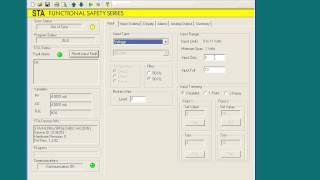 STA HLPRG Configuration Software Tutorial Input Tab