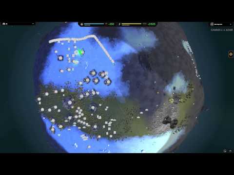 Planetary Annihilation Gamma : Seven Player Free For All. The Tale Of Walls and Turrets