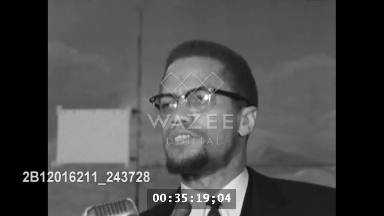 Malcolm X 'Worldwide Revolution' Speech & Press Conference