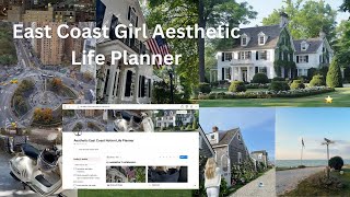Aesthetic East Coast Girl Planner Notion Template ⚓️⭐️ | Student Dashboard | anisasillustrations
