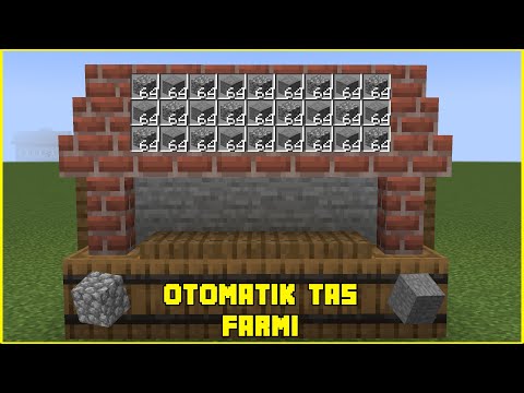 AFK SINIRSIZ TAŞ FARMI !! Minecraft Taş Farmı ( Stone Farm ) Nasıl Yapılır ? l Minecraft Sistemler