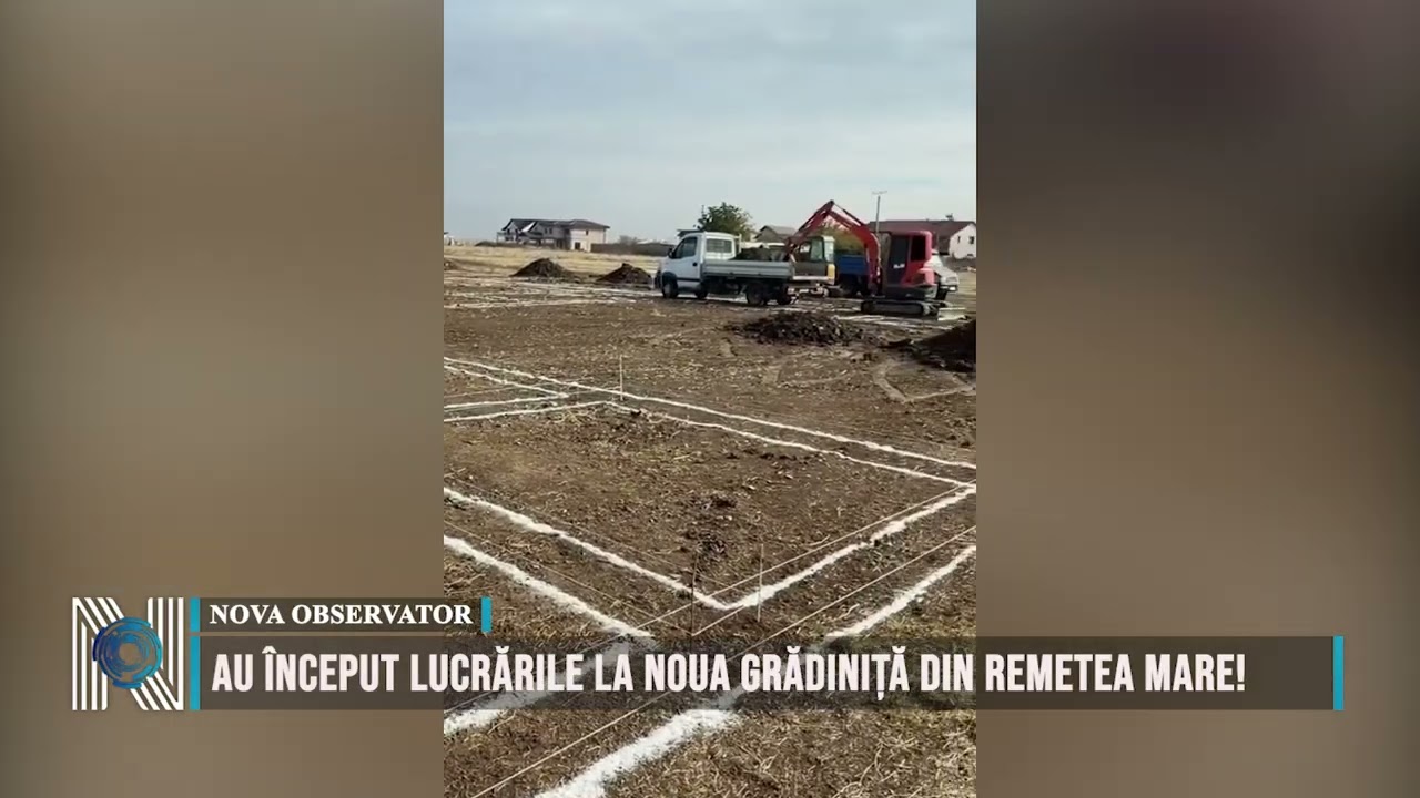 Au început lucrările la noua grădiniță din Remetea Mare!
