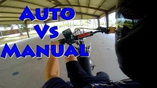 Pit Bike Adventures | Automatic Vs Manual!