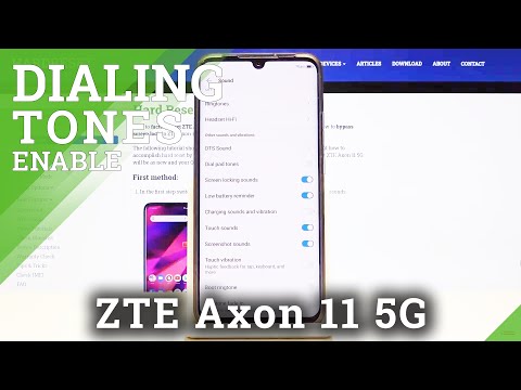 How to Turn Off or Turn On Dial Pad Tones in ZTE Axon 11 5G – Customize Dial Pad Tones