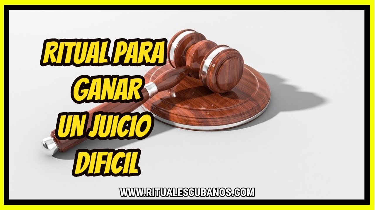 RITUAL para GANAR un JUICIO Difícil ⚖️⭐🍀