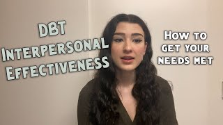 Interpersonal Effectiveness Exercises (DBT Module 2)