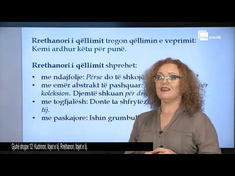 Kudrinori, llojet e tij. Rrethanori, llojet e tij | Gjuhë shqipe 12