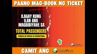 How to book your flight using Global Pinoy Travel and Tours (GPTT) app