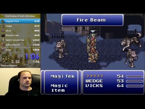 Final Fantasy VI Speedrun (Glitchless Any%) - 5:27:02