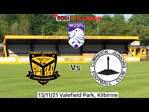 Kilbirnie Ladeside vs Cumnock Juniors (2-0) | WOSFL Premier Division | 13/11/21