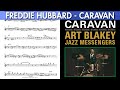 Freddie Hubbard Blazing Solo on Caravan (Art Blakey & the Jazz Messengers) - Solo Transcription (Bb)