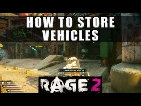 Rage 2 how to store vehicles