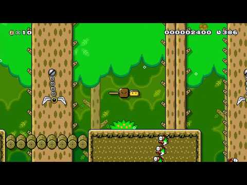 [SDW2] 1-2 Wet Wet Woods by Gratoffie - Super Mario Maker 2 - No Commentary 1bz
