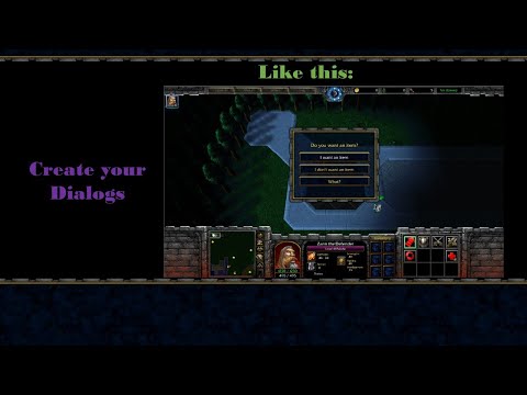 WC3 World Editor: How to create Dialogs