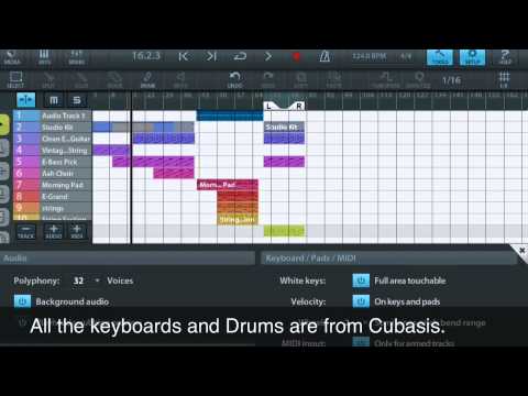 Audiobus, Cubasis, JamUp, A Complete Song With Vocals