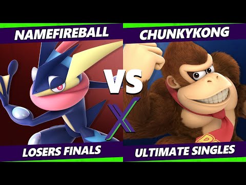 S@X 373 Online Losers Finals - Namefireball (Greninja) Vs. ChunkyKong (DK) Smash Ultimate - SSBU