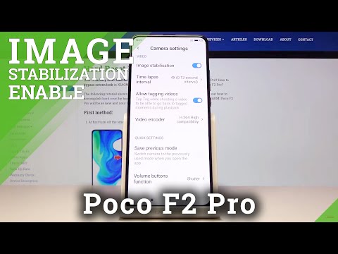 How to Activate Image Stabilization XIAOMI Poco F2 Pro – Photo Settings