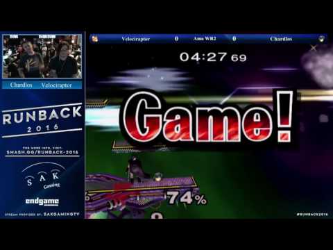 Runback 2016 Amateur WR2 - Chardlos (Marth) vs Velociraptor (Fox)