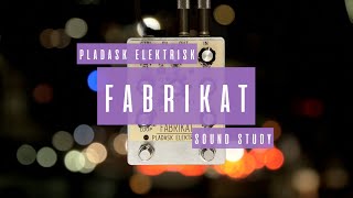 Video thumbnail for Sound Study // Pladask Elektrisk - Fabrikat by collector//emitter