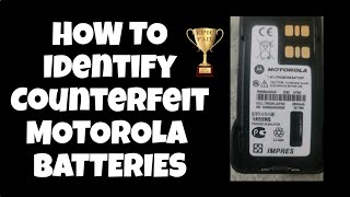 Identifying counterfeit Motorola batteries | How to
