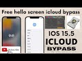 Free Hello Screen icloud Bypass ( ios -15.5 ) With Unlock Tool and irepair Box . iphone 6s to X