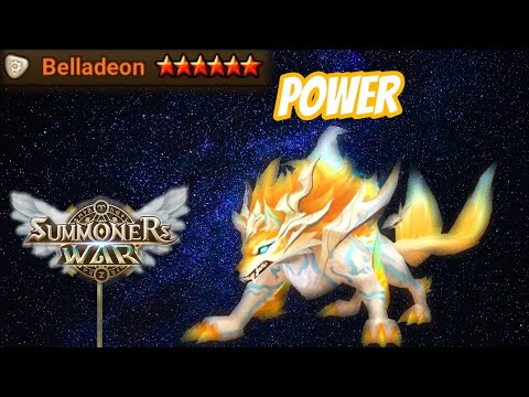 The Power of Awakened Belladeon (Light Inugami) - Summoners War