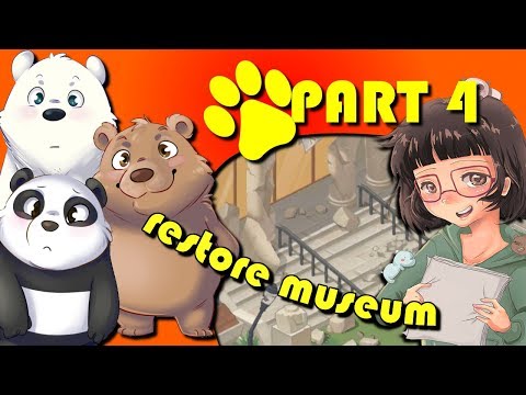 We Bare Bears | Match3 Repairs | (#4) | Restore Area Around the Museum | Part 1