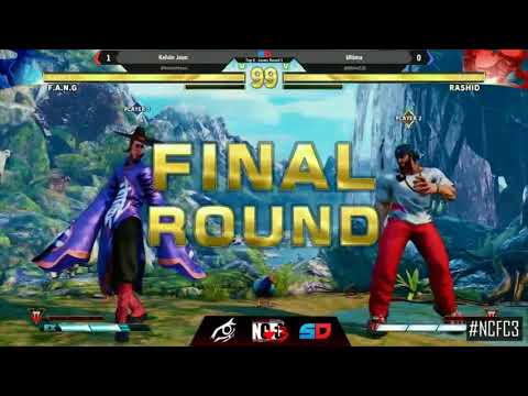 Street Fighter V - NCFC3 Top 8 - losers round 1 - Ultima (F.A.N.G) vs Kelvin Jeon (Rashid)