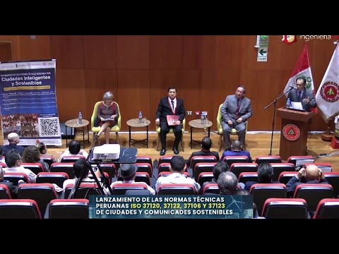 12 Abril - Lanzamiento de las NTP ISO 37120, 37122, 37106 y 37123 de ciudades sostenibles