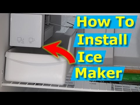 How to Install Ice Maker Box Whirlpool, Frigidaire Refrigerators