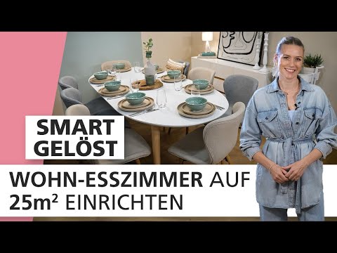 Klein & praktisch eingerichtet - dein Wohn-Esszimmer auf 25 qm 🛋 | Smart gelöst | INTERIYEAH!