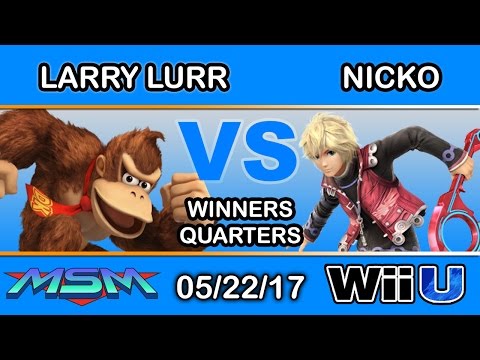MSM 98 - MSF | Larry Lurr (Donkey Kong) Vs. FAD | Nicko (Shulk) Winners Quarters - Smash Wii U