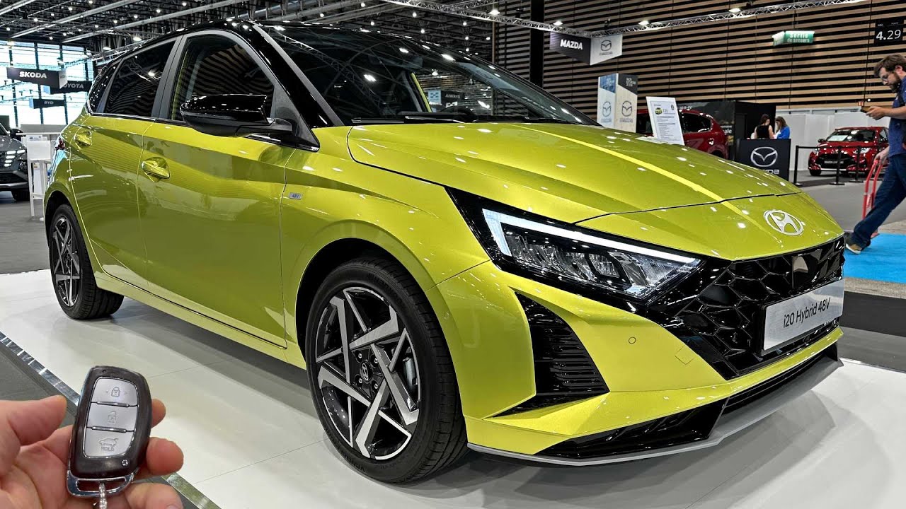 NEW Hyundai i20 Hybrid 48V Facelift 2024 – Visual Review, Exterior, Interior & Infotainment