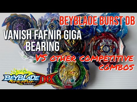 Vanish Fafnir (Giga/bearing) combo testing! Beyblade Burst Dynamite Battle/Superking/Sparking/Surge