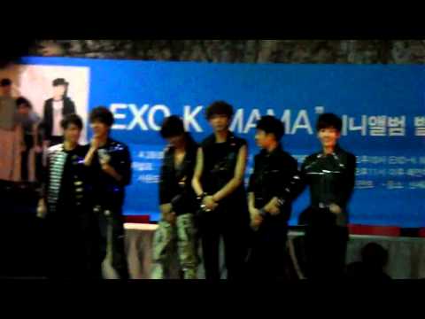 120428 EXO-K Incheon Fansign Event - Talk