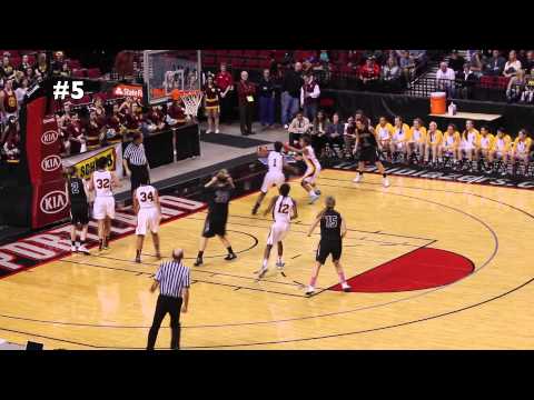 Top 10 plays from the 2013 Oregon Class 6A girls basketball state tournament