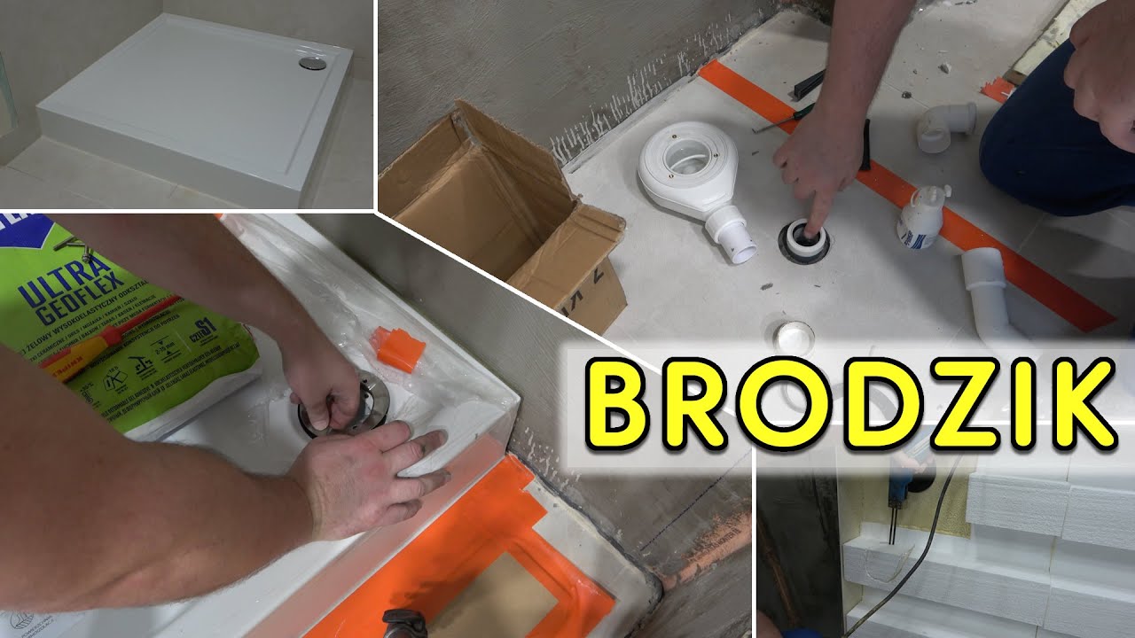 Montaż brodzika SCHEDPOL COMPETIA 100x100