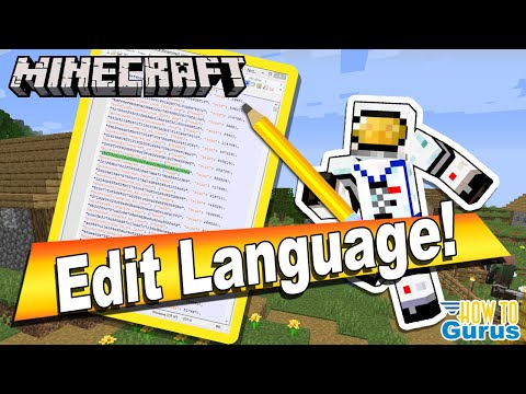 HTG George - How You Can Find, Edit, Change Minecraft Language Files and Settings - Download Language List