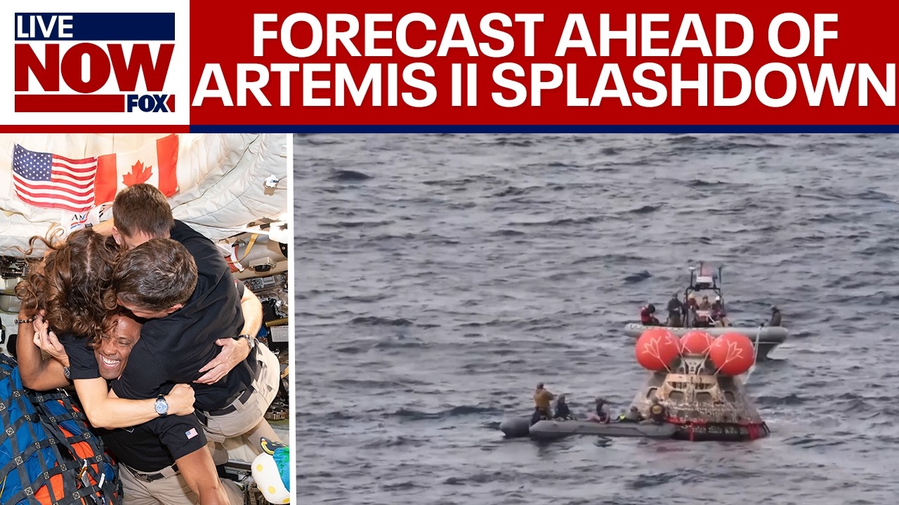 Weather conditions: Artemis II crew prepares to splashdown