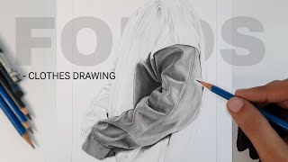 How To Draw FOLDS in Clothes || Realistic Clothes Drawing
